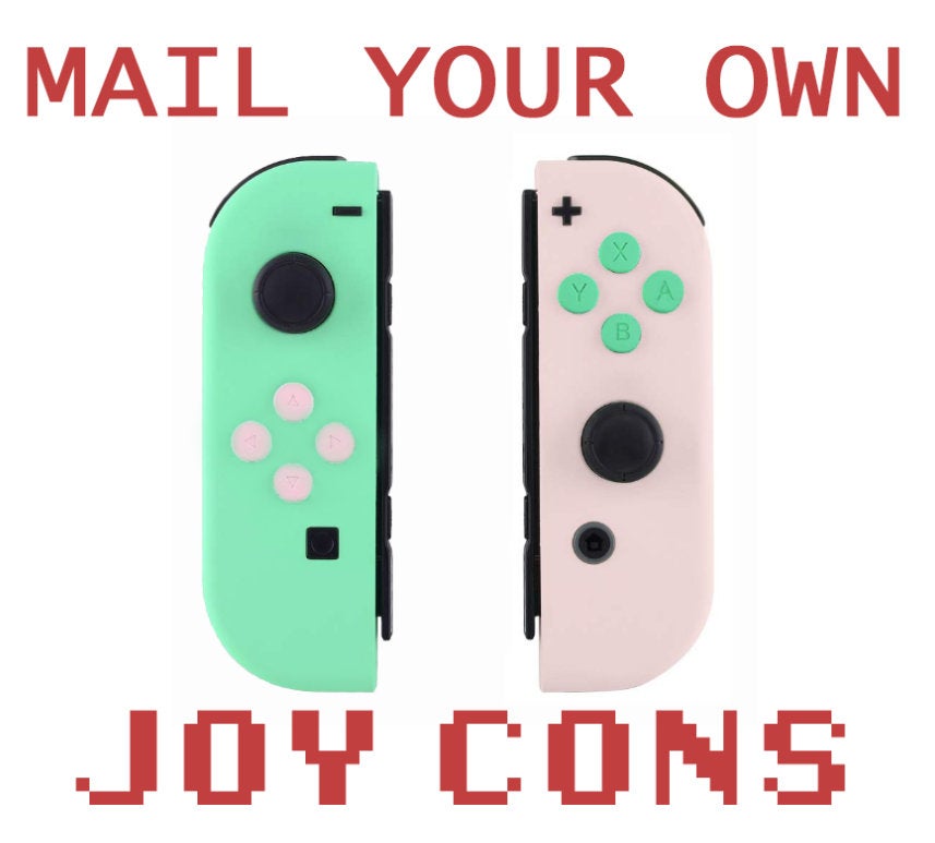 Custom Nintendo Switch JoyCon Matcha Green & Light Cream Joycon Controller